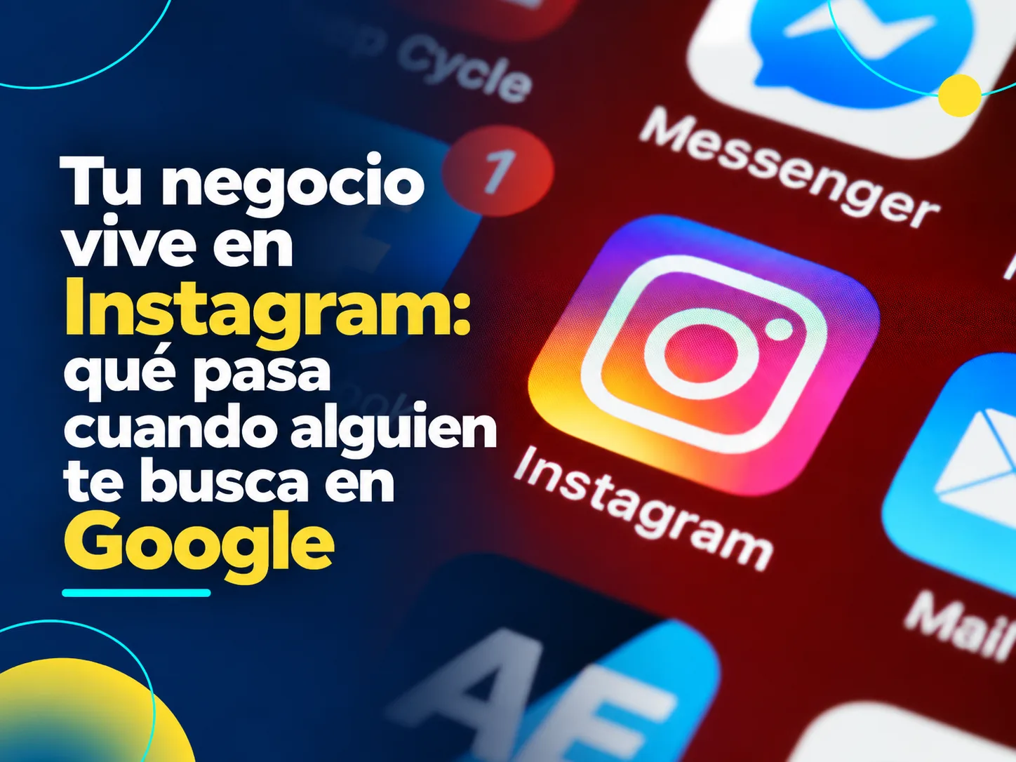 Tu negocio vive en Instagram: qué pasa cuando alguien te busca en Google